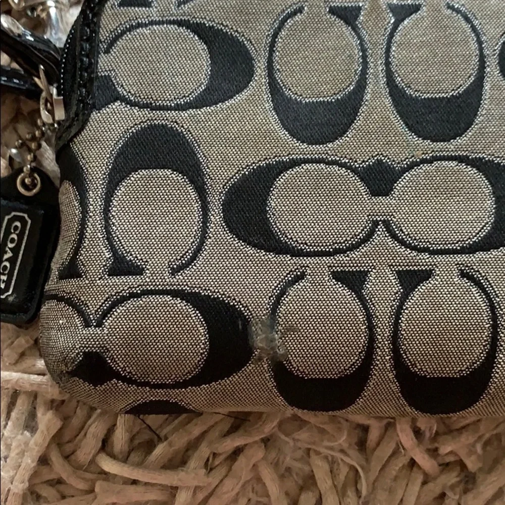 Coach double pocket